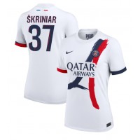 Paris Saint-Germain Milan Skriniar #37 Bortatröja Kvinnor 2024-25 Korta ärmar